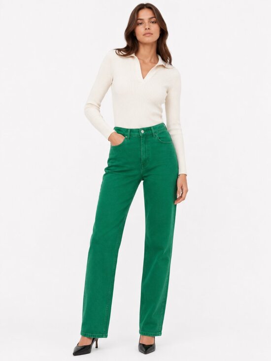 aritzia Pants - NWT ARITZIA WILFRED THE MELINA JEANS IN ALIEN GREEN - 8